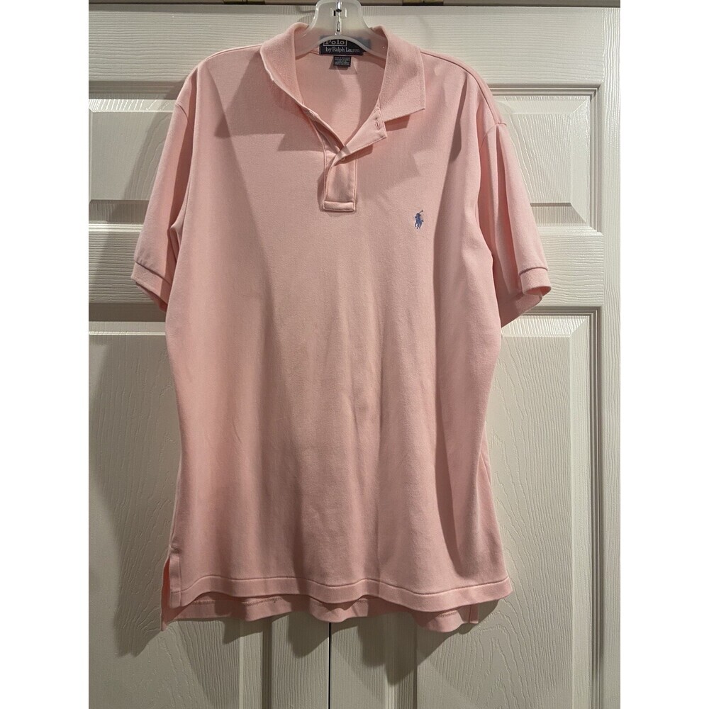 Polo Ralph Lauren men's Pink colored shirt. Size Men’s M Good Condition